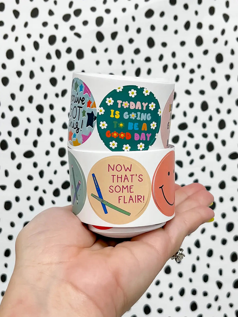 Affirmations Teacher Sticker Roll – Obsession Boutique