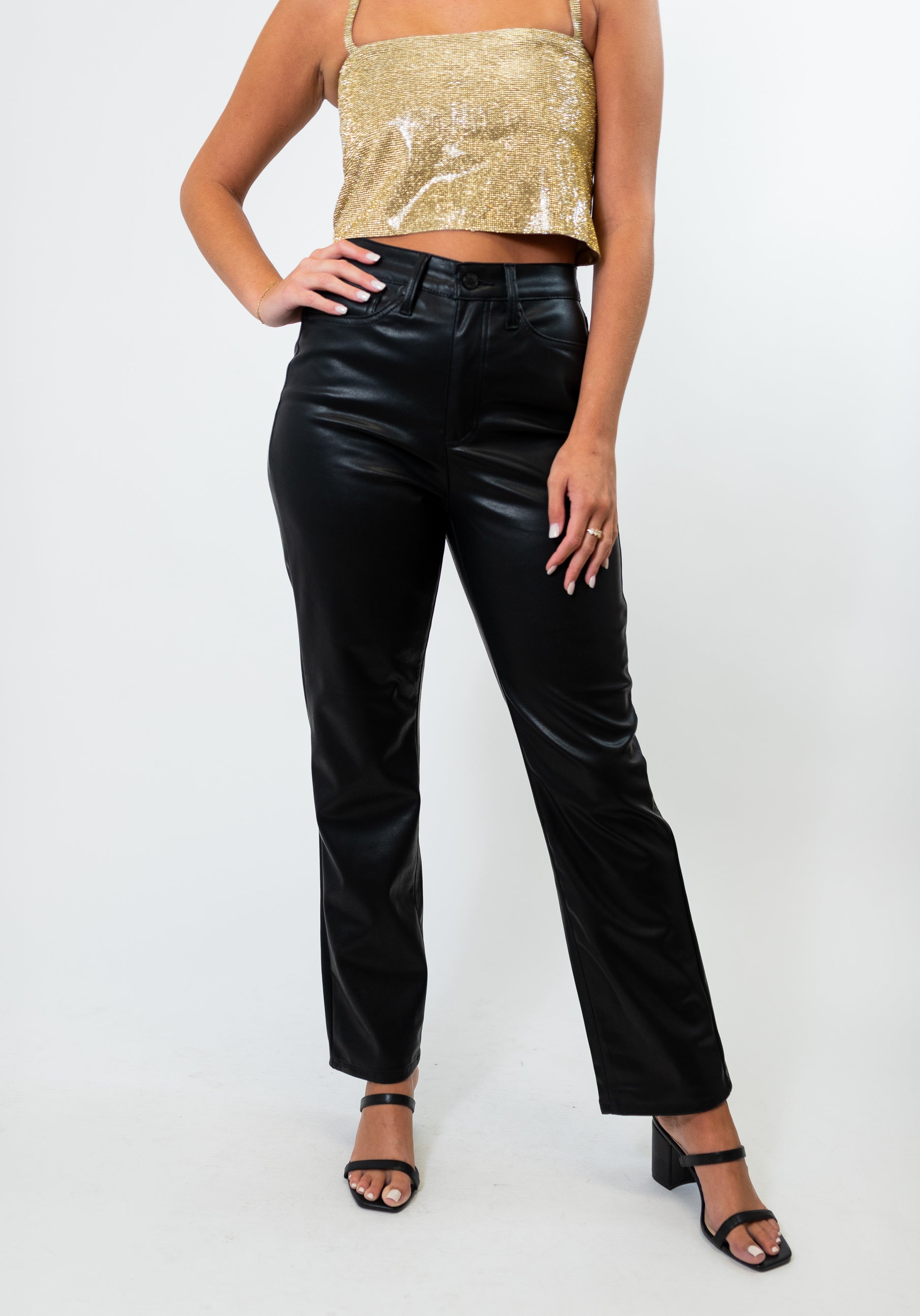 Women's Leather Trousers - Judy
