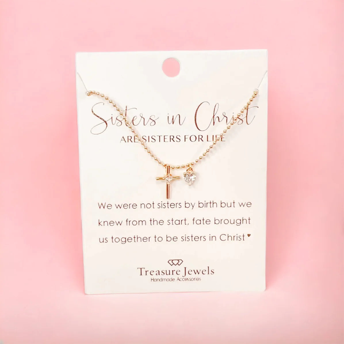 Sisters in shop christ necklace