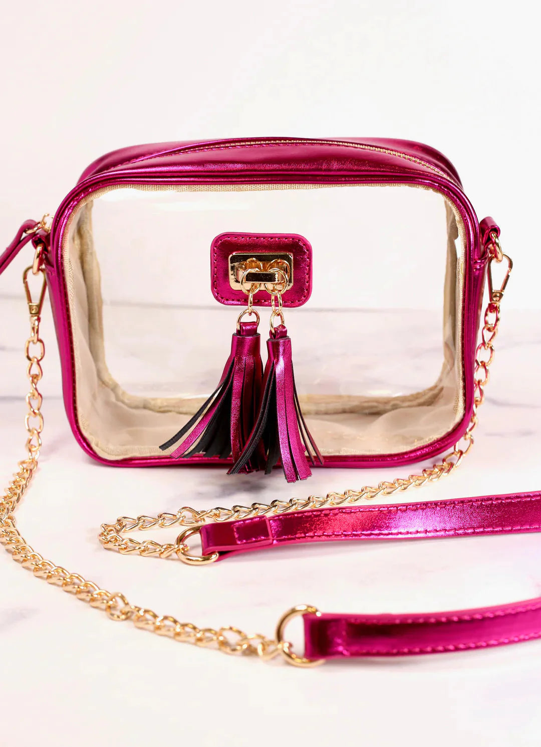 The Addison Clear Crossbody Purse – 8.28 Boutique